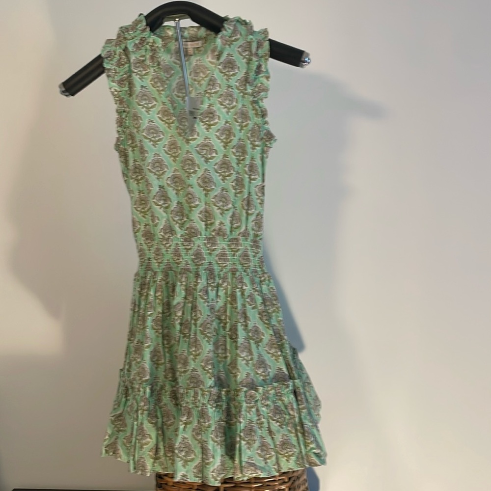Anna Cate Morgan Dress. Size XS. Light green floral. NWT